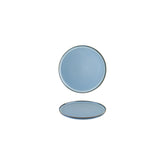 Bonna China Sky dia.6.25"  Round Blue Porcelain Plate (Set of 4)
